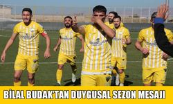 Muşspor’un başarılı oyuncusu Bilal Budak’tan duygusal veda