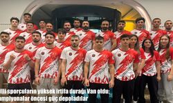 Milli sporcuların yüksek irtifa durağı Van oldu: Şampiyonalar öncesi güç depoladılar