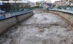 Oltu çayı debisi yükseliyor