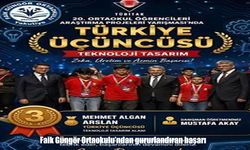 Faik Güngör Ortaokulu’ndan gururlandıran başarı