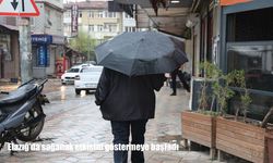 Elazığ’da sağanak etkisini göstermeye başladı