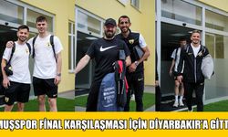 Muşspor, 1. Lig bileti için Diyarbakır'a hareket etti