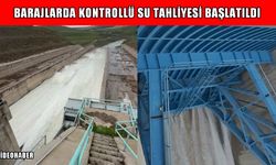 Muş Alparslan-1 ve Alparslan-2 Barajı’nda tahliye kapakları açıldı