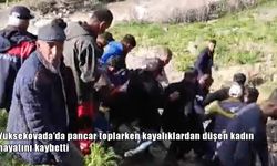 Hakkari’de feci kaza: Pancar toplarken kayalıklardan düşen kadın hayatını kaybetti