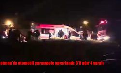 Batman’da otomobil şarampole yuvarlandı: 3’ü ağır 4 yaralı