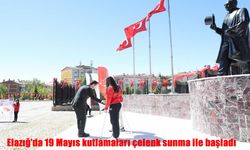 Elazığ'da 19 Mayıs kutlamaları çelenk sunma ile başladı