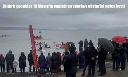 Çıldırlı çocuklar 19 Mayıs'ta yaptığı su sporları gösterisi nefes kesti