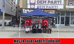Muş’ta Kurban Bayramı öncesi evlat nöbeti sürüyor