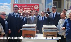 Aşkale'de arıcılığa büyük destek: 50 üreticiye hibeli kovan dağıtıldı