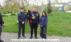 Erzurum polisinden okul çevrelerinde tam güvenlik