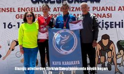 Elazığlı atletlerden Türkiye Şampiyonasında büyük başarı