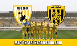 Muşapor-Aliağa karşılaşmasının kadrosu açıklandı