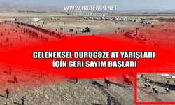 Durugöze Köyü’nde geleneksel At Yarışları festivali başlıyor
