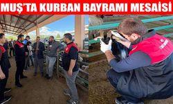 Muş’ta kurban kesim alanlarında titiz denetim