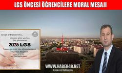 Muş İl Milli Eğitim Müdürü Altay’dan LGS öncesi öğrencilere moral mesajı