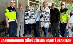 Muş’ta trafik jandarmasından köy kahvesinde "güvenli trafik" eğitimi