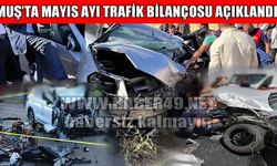 Muş’un Mayıs ayı trafik kazası bilançosu: 1 ölü, 78 yaralı
