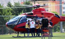 Malatya'da Kalp Krizi Geçiren Hasta İçin Ambulans Helikopter Seferber Oldu