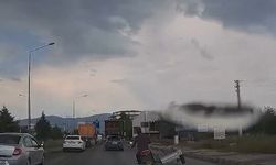 Elazığ’da Trafikte Tehlikeli Motosiklet Yolculuğu Kamerada