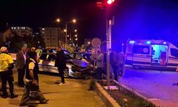 Erzurum’da iki araç çarpıştı: 2 kişi yaralandı