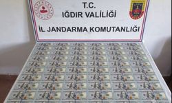 Iğdır'da 10 bin dolar değerinde sahte banknot ele geçirildi