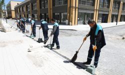 Battalgazi Belediyesi’nden Akpınar Çarşısı’nda temizlik çalışması