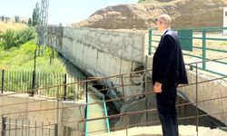 Esendere Beldesi’nde duvar çalışmaları devam ediyor