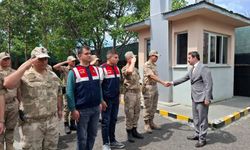 Arpaçay Kaymakamı Akköz’den veda ziyaretleri