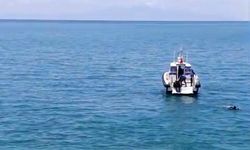 Van Gölü'ne Uçan Otomobilin Sürücüsü Yaralandı