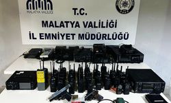 Malatya'da emniyet frekanslarını dinlediği öne sürülen 6 şüpheli yakalandı