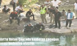 Siirt’te akıntıya kapılan çocuktan acı haber