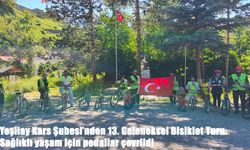 Kars’ta 13. Yeşilay Bisiklet Turu Coşkusu