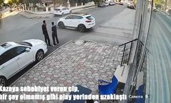 Elazığ’da trafik kazası: Cip, bir şey olmamış gibi olay yerinden uzaklaştı