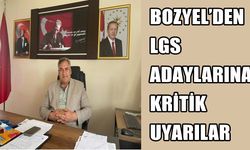 Hasköy İlçe Milli Eğitim Müdürü Bozyel’den LGS adaylarına kritik uyarılar