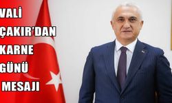 Muş Valisi Çakır’dan karne mesajı: Çocukların başarısı notlarla ölçülmemeli