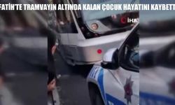 Raylara düşen çocuk tramvayın altında kalarak öldü