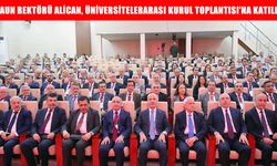 MAUN Rektörü Alican, ÜAK toplantısında Muş’u temsil etti