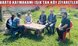 Varto Kaymakamı Işık, köylülerle bir araya geldi