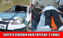 Muş’tan Batman’a taziye giden aile kaza yaptı: 3 yaralı