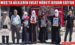 Muş’ta DEM Parti İl binası önünde evlat nöbeti sürüyor