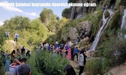 Girlevik Şelalesi bayramda ziyaretçi akınına uğradı