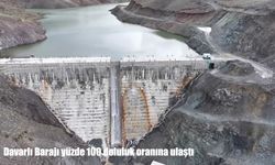 Erzincan’da Davarlı Barajı yüzde 100 doluluk oranına ulaştı