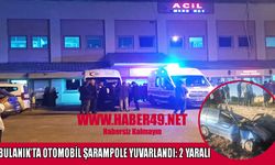 Bulanık’ta korkutan kaza: 2 Yaralı