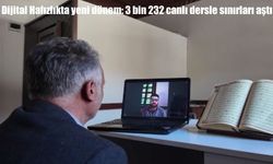 Erzurum'dan dünyaya hafızlık eğitimi: 3 bin 232 canlı ders yapıldı