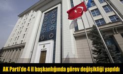 AK Parti 4 ilin il başkanını görevden aldı