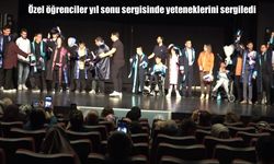 Özel öğrenciler yıl sonu sergisinde yeteneklerini sergiledi