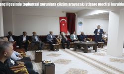 Genç’te toplumsal sorunlara çözüm için istişare meclisi kuruldu