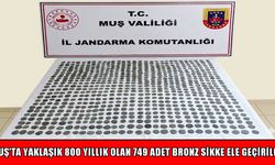 Bulanık’ta tarihi eser operasyonu: 749 adet sikke ele geçirildi