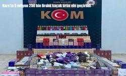 Kars’ta 5 milyon 250 bin liralık kaçak ürün ele geçirildi