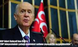 MHP Lideri Bahçeli: “CHP’nin iç gerilimini meydanlara taşımaktan vazgeçin”